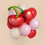 Шар (30''/76 см) Фигура, Вишня, Красный, 1 шт. в уп., 26442