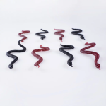 Декоративное украшение, Змеи, Черный/Коричневый, 9*0,7 см, 8 шт., 6232036