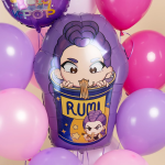 Шар (33''/84 см) Фигура, Девочки Аниме, Дизайн №2, 1 шт., 27461