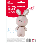 Шар (54''/137 см) Фигура, Зайка, 1 шт. в уп., 27451