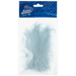 Перья, Премиум, Ретро Голубой, 12-15 см, 30 шт., 6015544