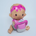 Шар (20''/51 см) Фигура 3D, Малышка Девочка, 1 шт. в уп., 24887