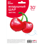 Шар (30''/76 см) Фигура, Вишня, Красный, 1 шт. в уп., 26442