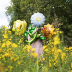 Шар (39''/99 см) Цветок, Одуванчик, 1 шт., 190247