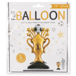 Шар 3D (59''/150 см) Фигура на подставке, Кубок Чемпиона, Футбольный мяч, 1 шт. в уп., 27281