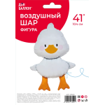 Шар (41''/104 см) Фигура, Гусь Обнимусь, 1 шт. в уп., 23520