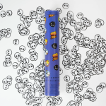 Пневмохлопушка (12/30 см), Game Party, Черепа бумага, 1 шт., 501563