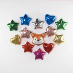 Шар (9''/23 см) Мини-сердце, Яркое золото, 1 шт., 09012G5