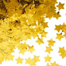 Конфетти фольга Звезда, Золото, Металлик, 2,5 см, 50 г., 6015249
