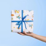 Упаковочная бумага 80гр (0,7*1 м) Лисята Пилоты, 10 шт., 2050885