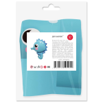 Шар с клапаном (16''/41 см) Мини-фигура, Морской конек, 5 шт. в уп. (цв.этик.), 27138S5