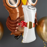 Шар 3D (30''/76 см) Фигура, Сова Выпускник, 1 шт. в уп., 25346-P