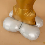 Шар 3D (61''/155 см) Фигура на подставке, Кубок, Ты Лучший, №1, Золото, Сатин, 1 шт. в уп., 24822