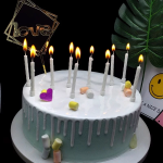 Свечи Спирали, Яркий микс, Металлик, 0,5*5 + 2 см, 10 шт. с держат., 802924