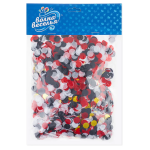 Конфетти купаж, Круг, фольга и тишью, Стильный микс, Металлик, 1 см, 50 г., 6015312