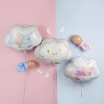 Шар (26''/66 см) Фигура, Малыш в облаках, 1 шт. в уп., 225996