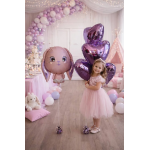 Шар (32''/81 см) Фигура, Милый зайка, Розовый, 1 шт. в уп., 944019