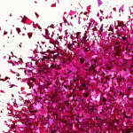 Конфетти дробленые Фуксия, Металлик, 20 г., 6014743