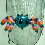 Шар (25''/64 см) Фигура 3D, Яркий паучок, 1 шт. в уп., 25003