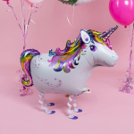 Шар 3D (35''/89 см) Ходячая Фигура, Волшебный единорог, 1 шт., R845
