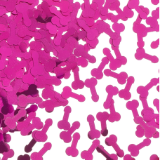 Конфетти на Девичник, Фуксия, 1,5*0,8 см, 15 г., 6233146