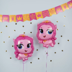 Шар (28''/71 см) Фигура, Маленькая пони, Розовый, 1 шт., 23865