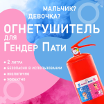 Огнетушитель с Краской Холи, Гендер Пати, Голубой, 2 л. , 720-72/464938