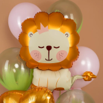 Шар (30''/76 см) Фигура, Львенок, Сатин, 1 шт. в уп., 26295PL