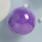 Шар (5''/13 см) Микро-сфера, Deco Bubble (синяя упаковка), Прозрачный, Кристалл, 10 шт. в уп., 5503100