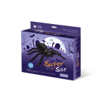 Шар (77''/196 см) Фигура 3D, XXL, Паук, Черный, 1 шт. в уп., 23993