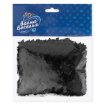 Конфетти фольга Звезда, Черный, Металлик, 1,5 см, 50 г., 6014331