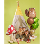 Шар (21''/53 см) Фигура, Милый Бобр, 1 шт., G72181