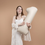 Шар (40''/102 см) Цифра, 1 Slim, Кремовый Латте, Матовый, 1 шт., 901911MCL