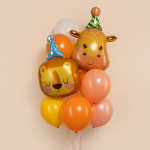 Шар (29''/74 см) Фигура, Жираф в колпачке, 1 шт., 26321