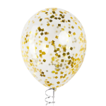 Конфетти фольга Квадрат, Золото, Металлик, 1 см, 50 г., 6015260