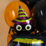 Шар (31''/79 см) Фигура, Паучок и котел ведьмы, 1 шт., 24718