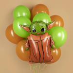 Шар (32''/81 см) Фигура, Малыш Инопланетянин, 1 шт. в уп., 24462