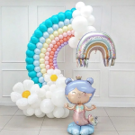 Шар (27''/69 см) Фигура, Радуга для Русалочки, 1 шт., 23673