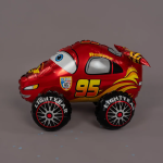 Шар 3D (28''/71 см) Гоночная машинка, Красный, 1 шт. в уп., 26124