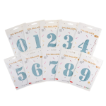 Шар (40''/102 см) Цифра, 4, Светло-голубой, Сатин, 1 шт. в уп., 24264