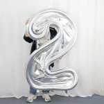 Шар (65''/165 см) Цифра, 2 Каркасная, 1 шт. в уп., 131372