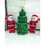 Шар (51''/130 см) Фигура 3D, Новогодняя елка, Зеленый, 1 шт. в уп., 23797