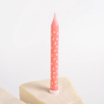 Свечи Нежный микс, Макарунс, 0,8*8 см, 8 шт. с держат., 639247