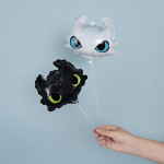 Шар с клапаном (8''/20 см) Мини-фигура, Любимый Дракон, Белый, 5 шт. в уп. (цв.этик.), 27116S5