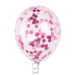 Конфетти фольга Круг, Розовый, Металлик, 2 см, 50 г., 6015423