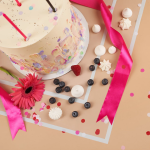 Свечи Черный/Фуше, 0,55*14,5 + 1 см, 8 шт. с держат., 630259