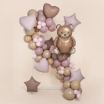 Шар (35''/89 см) Фигура, Мишка, Сатин, 1 шт. в уп., 26336P