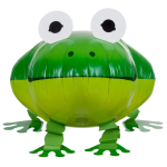 Шар 3D (22''/56 см) Ходячая Фигура, Лягушка, Зеленый, 1 шт., R2258
