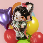 Шар (33''/84 см) Фигура, Маленькая Гонщица, 1 шт. в уп., 24480