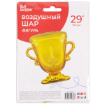 Шар (29''/74 см) Фигура, Кубок Чемпиона, Золото, 1 шт. в уп., 29298